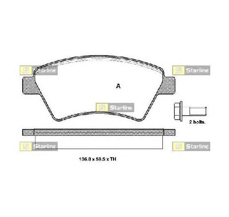 Set placute frana,frana disc STARLINE BD S329P</br>Piesa auto pentru Piese de service/ Inspectie / Intretinere Set placute frana,frana disc STARLINE BD S329P</br>Piesa auto pentru Piese de service/ Inspectie / Intretinere