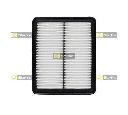 Filtru aer STARLINE SF VF7871</br>Piesa auto pentru Filtre
