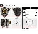 Generator / Alternator DELCO REMY DRA3704N</br>Piesa auto pentru Generator /Alternator / Elemente