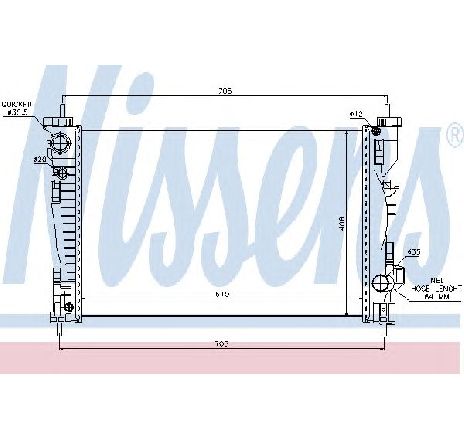 Radiator, racire motor NISSENS 60064</br>Piesa auto pentru Radiator racire apa/ ulei Radiator, racire motor NISSENS 60064</br>Piesa auto pentru Radiator racire apa/ ulei