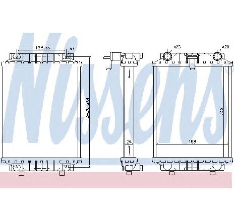 Radiator, racire motor NISSENS 60351</br>Piesa auto pentru Radiator racire apa/ ulei Radiator, racire motor NISSENS 60351</br>Piesa auto pentru Radiator racire apa/ ulei