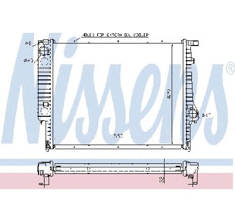 Radiator, racire motor NISSENS 60759A</br>Piesa auto pentru Radiator racire apa/ ulei Radiator, racire motor NISSENS 60759A</br>Piesa auto pentru Radiator racire apa/ ulei