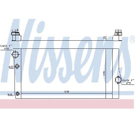 Radiator, racire motor NISSENS 60769 Radiator, racire motor NISSENS 60769