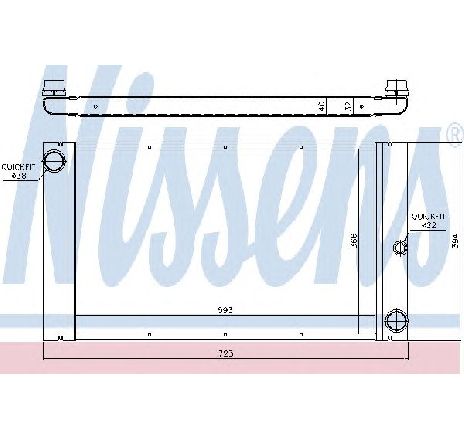 Radiator, racire motor NISSENS 60773</br>Piesa auto pentru Radiator racire apa/ ulei Radiator, racire motor NISSENS 60773</br>Piesa auto pentru Radiator racire apa/ ulei
