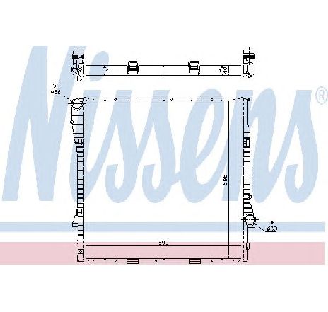 Radiator, racire motor NISSENS 60819</br>Piesa auto pentru Radiator racire apa/ ulei Radiator, racire motor NISSENS 60819</br>Piesa auto pentru Radiator racire apa/ ulei