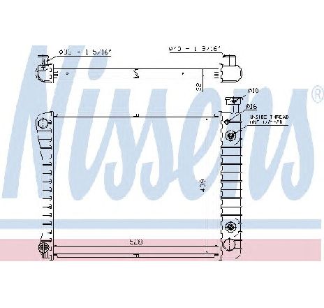 Radiator, racire motor NISSENS 60938</br>Piesa auto pentru Radiator racire apa/ ulei Radiator, racire motor NISSENS 60938</br>Piesa auto pentru Radiator racire apa/ ulei