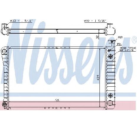 Radiator, racire motor NISSENS 609691</br>Piesa auto pentru Radiator racire apa/ ulei Radiator, racire motor NISSENS 609691</br>Piesa auto pentru Radiator racire apa/ ulei