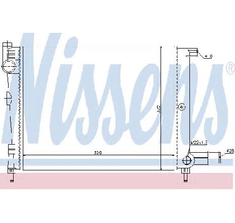 Radiator, racire motor NISSENS 61391 Radiator, racire motor NISSENS 61391