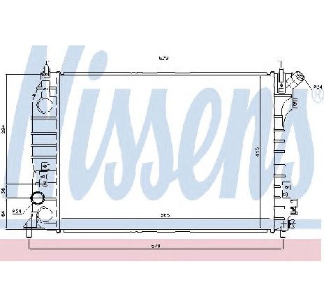 Radiator, racire motor NISSENS 61685</br>Piesa auto pentru Radiator racire apa/ ulei Radiator, racire motor NISSENS 61685</br>Piesa auto pentru Radiator racire apa/ ulei