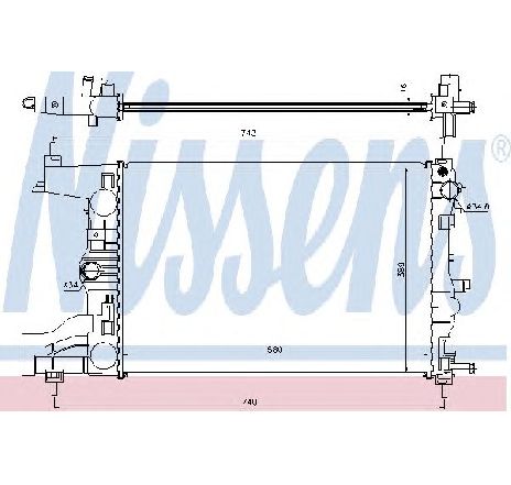 Radiator, racire motor NISSENS 616903</br>Piesa auto pentru Radiator racire apa/ ulei Radiator, racire motor NISSENS 616903</br>Piesa auto pentru Radiator racire apa/ ulei