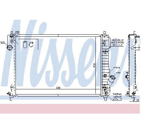 Radiator, racire motor NISSENS 616904</br>Piesa auto pentru Radiator racire apa/ ulei Radiator, racire motor NISSENS 616904</br>Piesa auto pentru Radiator racire apa/ ulei