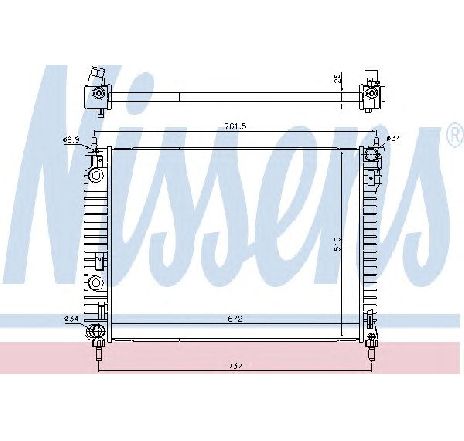 Radiator, racire motor NISSENS 616905</br>Piesa auto pentru Radiator racire apa/ ulei Radiator, racire motor NISSENS 616905</br>Piesa auto pentru Radiator racire apa/ ulei