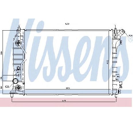 Radiator, racire motor NISSENS 61695</br>Piesa auto pentru Radiator racire apa/ ulei Radiator, racire motor NISSENS 61695</br>Piesa auto pentru Radiator racire apa/ ulei