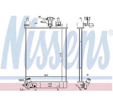 Radiator, racire motor NISSENS 617554</br>Piesa auto pentru Radiator racire apa/ ulei Radiator, racire motor NISSENS 617554</br>Piesa auto pentru Radiator racire apa/ ulei