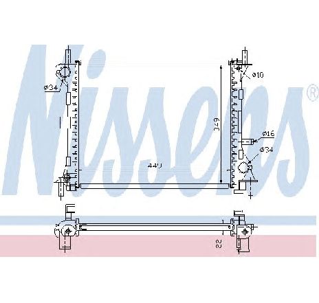 Radiator, racire motor NISSENS 62074A</br>Piesa auto pentru Radiator racire apa/ ulei Radiator, racire motor NISSENS 62074A</br>Piesa auto pentru Radiator racire apa/ ulei
