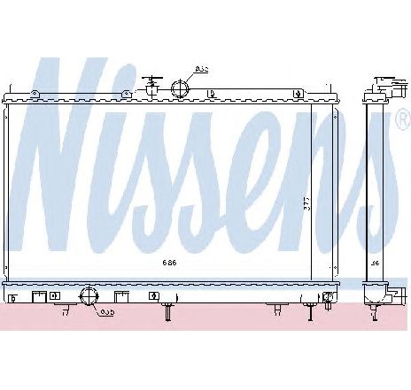 Radiator, racire motor NISSENS 628968</br>Piesa auto pentru Radiator racire apa/ ulei Radiator, racire motor NISSENS 628968</br>Piesa auto pentru Radiator racire apa/ ulei