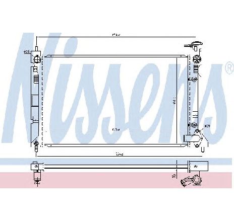 Radiator, racire motor NISSENS 628984</br>Piesa auto pentru Radiator racire apa/ ulei Radiator, racire motor NISSENS 628984</br>Piesa auto pentru Radiator racire apa/ ulei