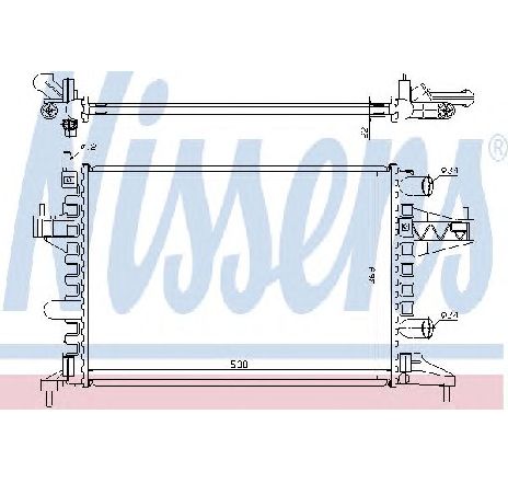 Radiator, racire motor NISSENS 63007A</br>Piesa auto pentru Radiator racire apa/ ulei Radiator, racire motor NISSENS 63007A</br>Piesa auto pentru Radiator racire apa/ ulei
