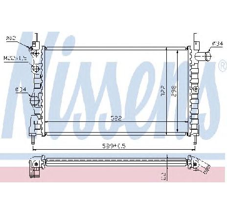 Radiator, racire motor NISSENS 630501</br>Piesa auto pentru Radiator racire apa/ ulei Radiator, racire motor NISSENS 630501</br>Piesa auto pentru Radiator racire apa/ ulei