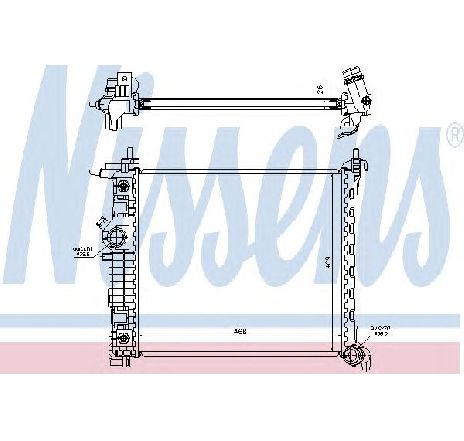 Radiator, racire motor NISSENS 630737</br>Piesa auto pentru Radiator racire apa/ ulei Radiator, racire motor NISSENS 630737</br>Piesa auto pentru Radiator racire apa/ ulei