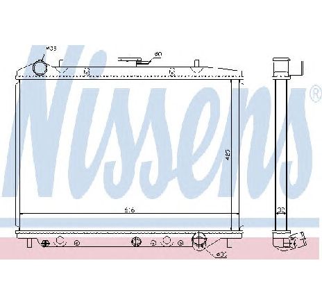 Radiator, racire motor NISSENS 630754</br>Piesa auto pentru Radiator racire apa/ ulei Radiator, racire motor NISSENS 630754</br>Piesa auto pentru Radiator racire apa/ ulei