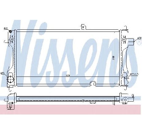 Radiator, racire motor NISSENS 63241A</br>Piesa auto pentru Radiator racire apa/ ulei Radiator, racire motor NISSENS 63241A</br>Piesa auto pentru Radiator racire apa/ ulei