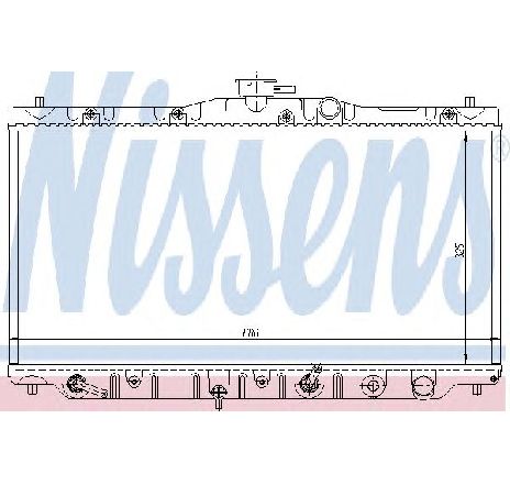 Radiator, racire motor NISSENS 63306 Radiator, racire motor NISSENS 63306
