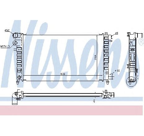 Radiator, racire motor NISSENS 63523A</br>Piesa auto pentru Radiator racire apa/ ulei Radiator, racire motor NISSENS 63523A</br>Piesa auto pentru Radiator racire apa/ ulei