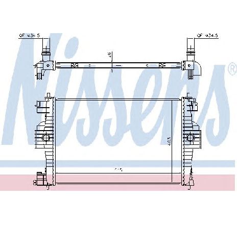 Radiator, racire motor NISSENS 636012</br>Piesa auto pentru Radiator racire apa/ ulei Radiator, racire motor NISSENS 636012</br>Piesa auto pentru Radiator racire apa/ ulei