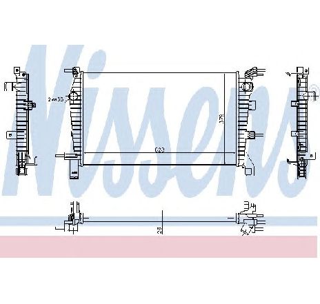Radiator, racire motor NISSENS 637632</br>Piesa auto pentru Radiator racire apa/ ulei Radiator, racire motor NISSENS 637632</br>Piesa auto pentru Radiator racire apa/ ulei