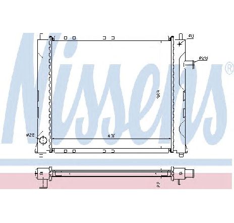 Radiator, racire motor NISSENS 640281</br>Piesa auto pentru Radiator racire apa/ ulei Radiator, racire motor NISSENS 640281</br>Piesa auto pentru Radiator racire apa/ ulei