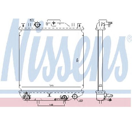 Radiator, racire motor NISSENS 641754</br>Piesa auto pentru Radiator racire apa/ ulei Radiator, racire motor NISSENS 641754</br>Piesa auto pentru Radiator racire apa/ ulei