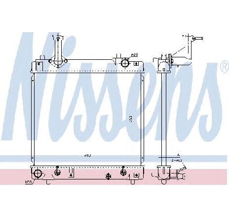 Radiator, racire motor NISSENS 641762</br>Piesa auto pentru Radiator racire apa/ ulei Radiator, racire motor NISSENS 641762</br>Piesa auto pentru Radiator racire apa/ ulei