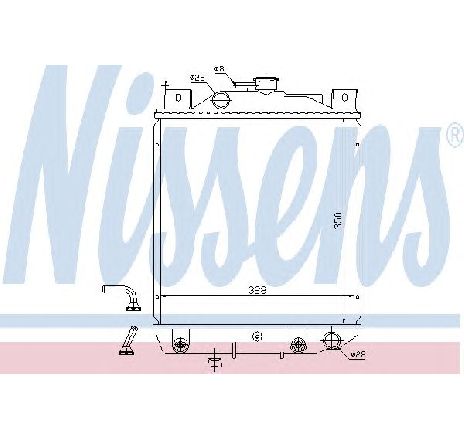Radiator, racire motor NISSENS 64203</br>Piesa auto pentru Radiator racire apa/ ulei Radiator, racire motor NISSENS 64203</br>Piesa auto pentru Radiator racire apa/ ulei