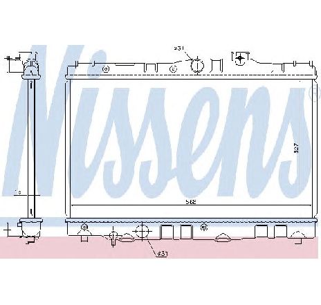 Radiator, racire motor NISSENS 646886</br>Piesa auto pentru Radiator racire apa/ ulei Radiator, racire motor NISSENS 646886</br>Piesa auto pentru Radiator racire apa/ ulei