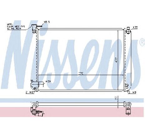 Radiator, racire motor NISSENS 646913</br>Piesa auto pentru Radiator racire apa/ ulei Radiator, racire motor NISSENS 646913</br>Piesa auto pentru Radiator racire apa/ ulei