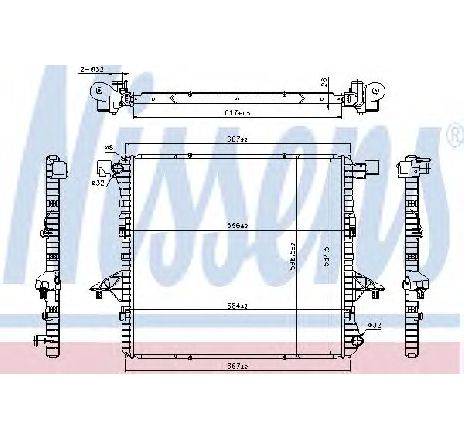 Radiator, racire motor NISSENS 65298</br>Piesa auto pentru Radiator racire apa/ ulei Radiator, racire motor NISSENS 65298</br>Piesa auto pentru Radiator racire apa/ ulei