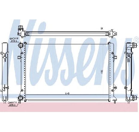 Radiator, racire motor NISSENS 65307</br>Piesa auto pentru Radiator racire apa/ ulei Radiator, racire motor NISSENS 65307</br>Piesa auto pentru Radiator racire apa/ ulei