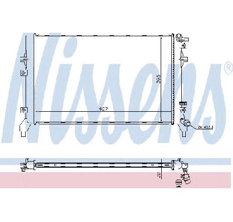 Radiator, racire motor NISSENS 65315 Radiator, racire motor NISSENS 65315