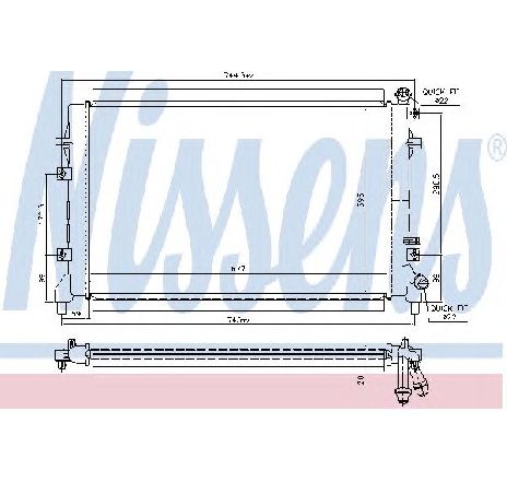 Radiator, racire motor NISSENS 65324</br>Piesa auto pentru Radiator racire apa/ ulei Radiator, racire motor NISSENS 65324</br>Piesa auto pentru Radiator racire apa/ ulei