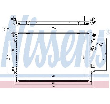 Radiator, racire motor NISSENS 65330</br>Piesa auto pentru Radiator racire apa/ ulei Radiator, racire motor NISSENS 65330</br>Piesa auto pentru Radiator racire apa/ ulei