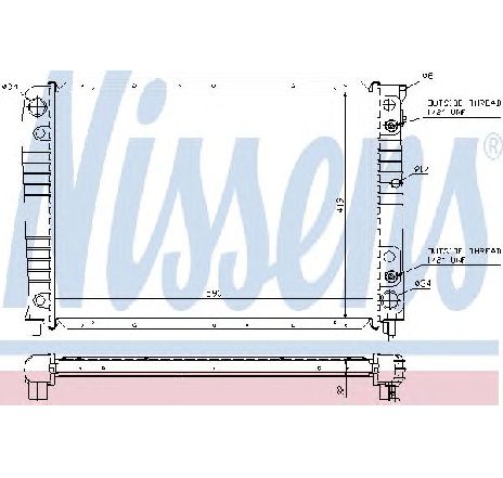 Radiator, racire motor NISSENS 65538A</br>Piesa auto pentru Radiator racire apa/ ulei Radiator, racire motor NISSENS 65538A</br>Piesa auto pentru Radiator racire apa/ ulei