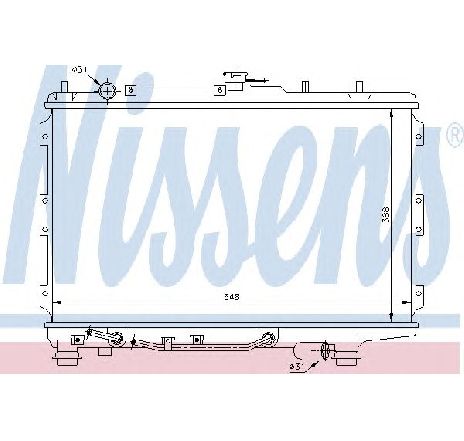 Radiator, racire motor NISSENS 66601</br>Piesa auto pentru Radiator racire apa/ ulei Radiator, racire motor NISSENS 66601</br>Piesa auto pentru Radiator racire apa/ ulei