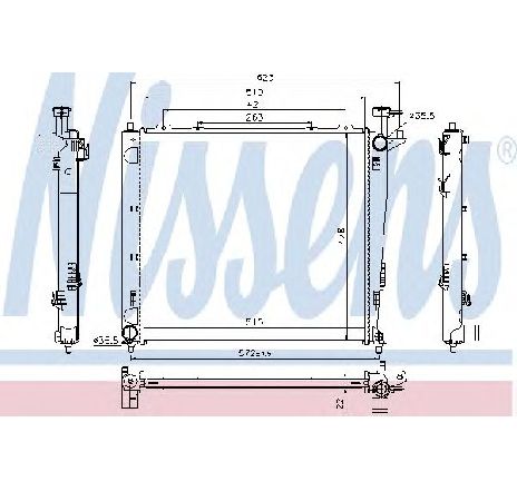Radiator, racire motor NISSENS 66782</br>Piesa auto pentru Radiator racire apa/ ulei Radiator, racire motor NISSENS 66782</br>Piesa auto pentru Radiator racire apa/ ulei