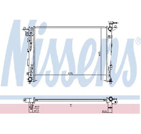 Radiator, racire motor NISSENS 675018</br>Piesa auto pentru Radiator racire apa/ ulei Radiator, racire motor NISSENS 675018</br>Piesa auto pentru Radiator racire apa/ ulei
