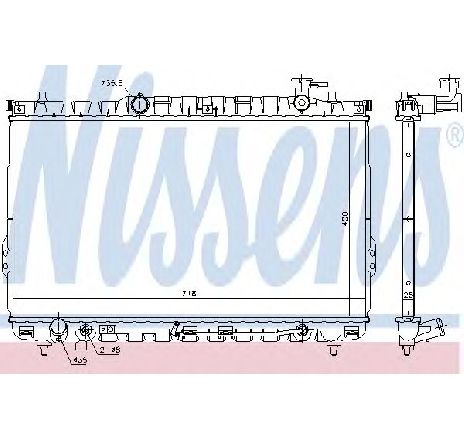 Radiator, racire motor NISSENS 675027</br>Piesa auto pentru Radiator racire apa/ ulei Radiator, racire motor NISSENS 675027</br>Piesa auto pentru Radiator racire apa/ ulei