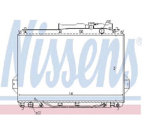 Radiator, racire motor NISSENS 67527 Radiator, racire motor NISSENS 67527