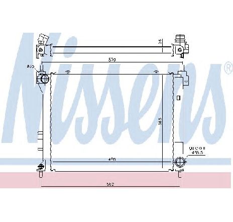 Radiator, racire motor NISSENS 67615</br>Piesa auto pentru Radiator racire apa/ ulei Radiator, racire motor NISSENS 67615</br>Piesa auto pentru Radiator racire apa/ ulei