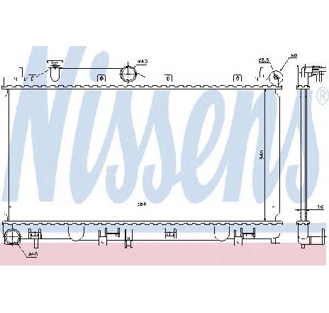 Radiator, racire motor NISSENS 67717</br>Piesa auto pentru Radiator racire apa/ ulei Radiator, racire motor NISSENS 67717</br>Piesa auto pentru Radiator racire apa/ ulei