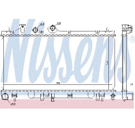 Radiator, racire motor NISSENS 67721</br>Piesa auto pentru Radiator racire apa/ ulei Radiator, racire motor NISSENS 67721</br>Piesa auto pentru Radiator racire apa/ ulei